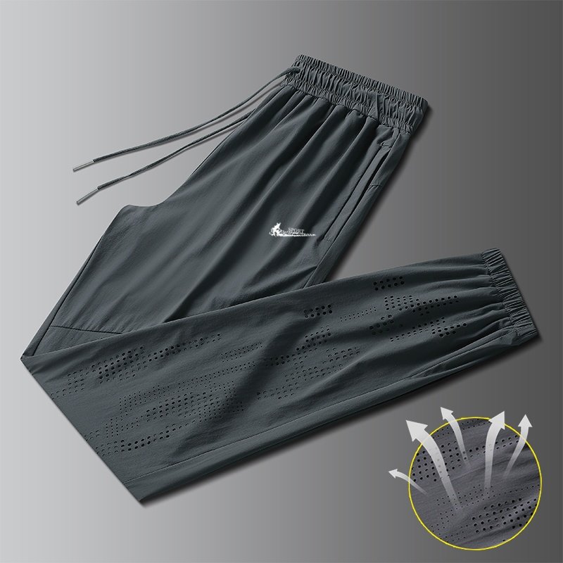 耐克顿冰丝速干裤男士夏季户外钓鱼防晒裤宽松透气运动裤休闲裤子