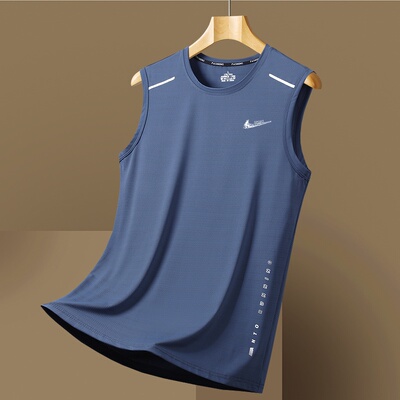 耐克顿夏季冰丝运动背心男T恤