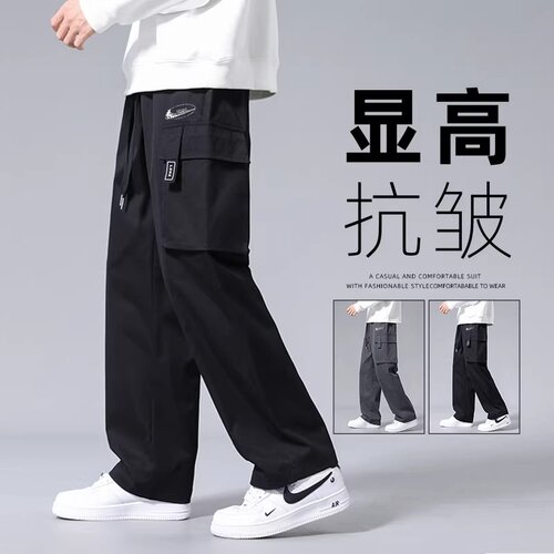 耐克顿男士夏季高品质宽松工装裤