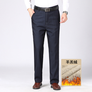 爆版长年有货有厚有薄！7011/休闲商务加绒加厚爸爸中老年男裤图片