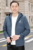 2036/中老年人春秋薄款连帽夹克男爷爷外套爸爸夹克衫老人衣服，男装夹克，星座1216（原钱塘722）