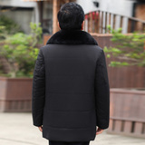 8805/中老年棉服男爸爸装中长款大毛领棉袄老人爷爷男士外套，男装棉衣，星座1216（原钱塘722）