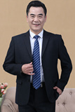 长期有货332/老人单排三扣西服套装中老年男装四季款西装外套，男装西服套装，星座1216（原钱塘722）