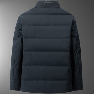92002/商务休闲羽绒服男装中青年爸爸羽绒衣外套图片
