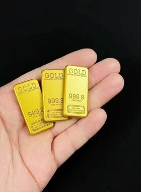 三角洲行动合金万足金砖模型
