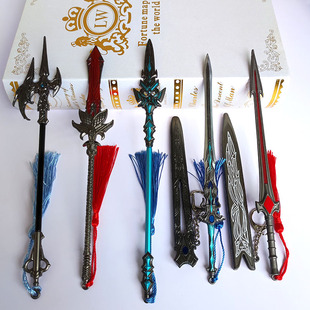 海神三叉戟斗罗大陆手办小玩具绝世唐门周边武器千仞雪七杀修罗剑
