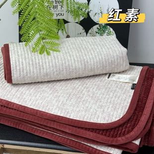 双面可用牛奶绒床盖一面绒一面纯棉全棉榻榻米加厚床单3米大床盖