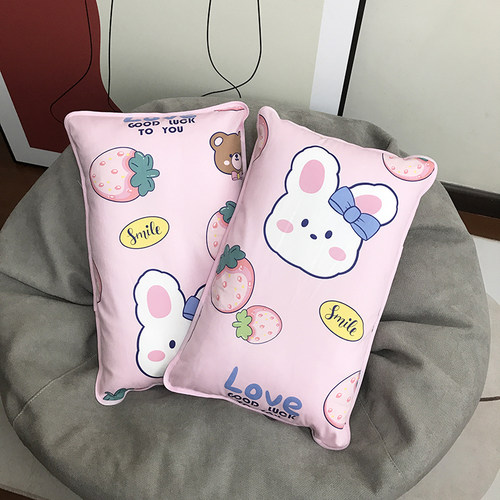 全棉儿童护颈枕头套装