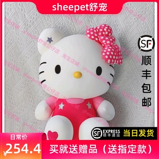 Sheepet舒宠粒子公仔凯蒂猫公仔抱枕女生创意礼品毛绒玩偶玩具