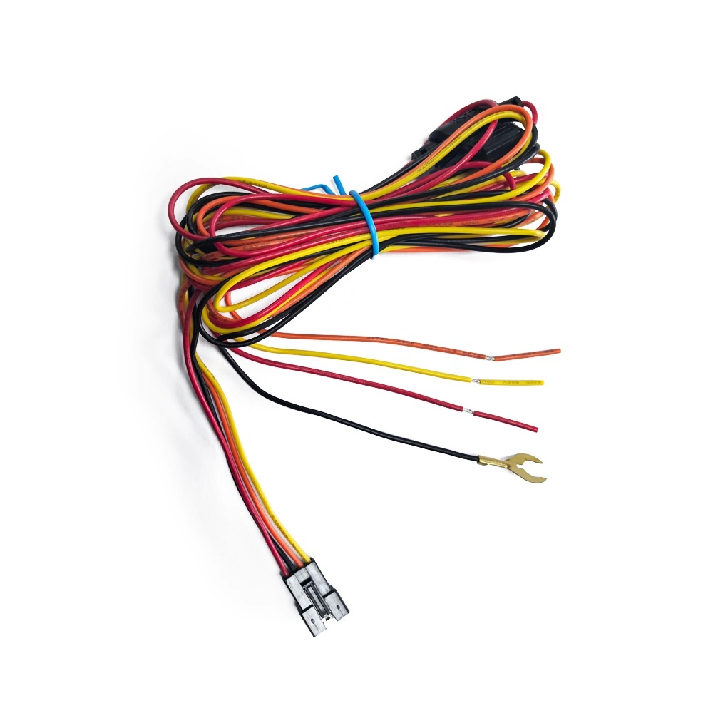 安智连GPS定位器原装电源线12V24V继电器点烟器连接线