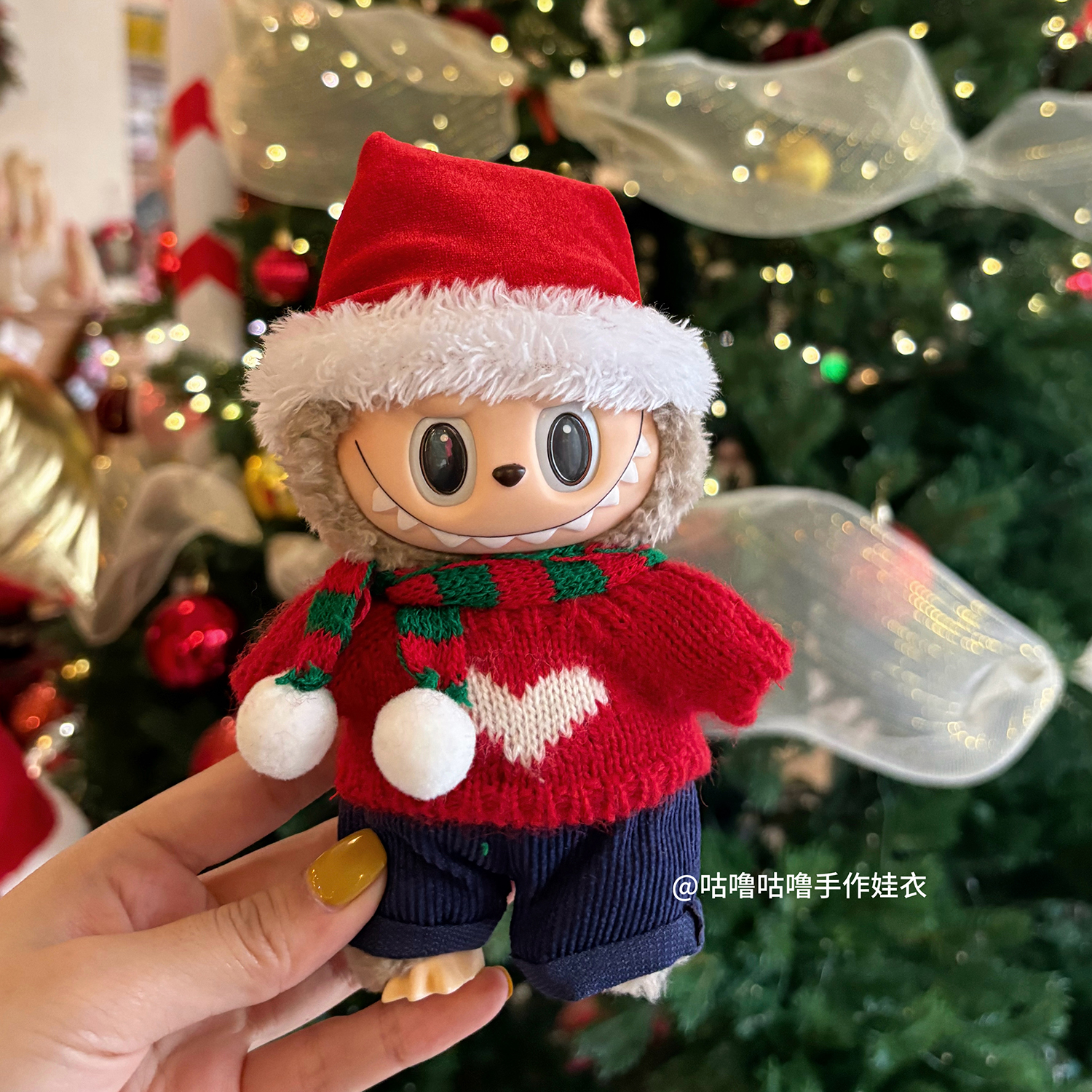 新年平安夜圣诞款喜庆红色