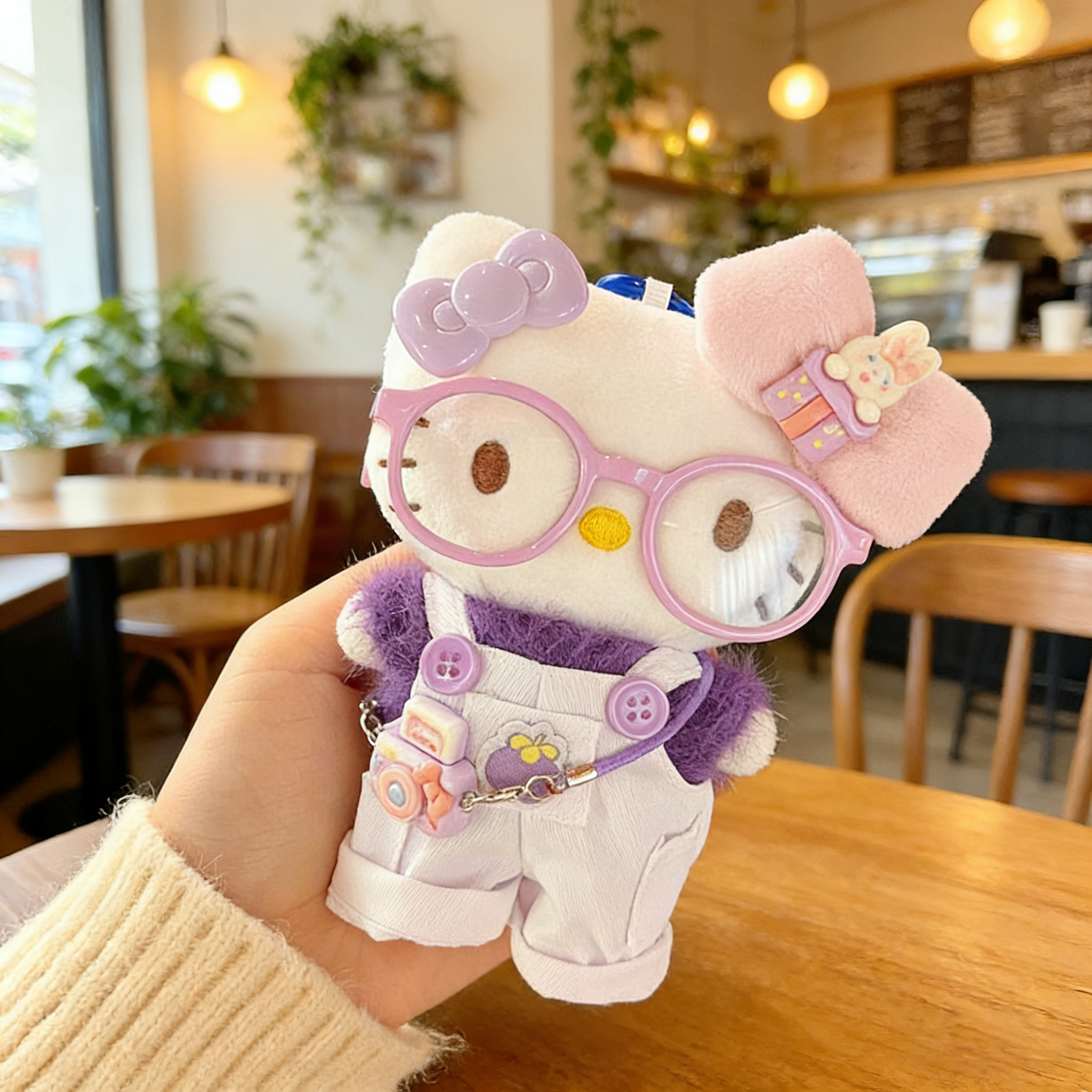 可爱HelloKitty毛绒娃娃换装配饰玩偶娃衣冬季新款娃衣小厨师套装
