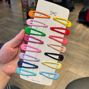 韩国儿童刘海侧边夹发卡女童碎发整理bb夹发夹宝宝不伤发夹子发饰