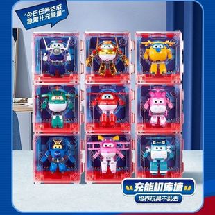 正版新版超级飞侠机库儿童变形玩具机器人小爱金小子乐迪全套益智