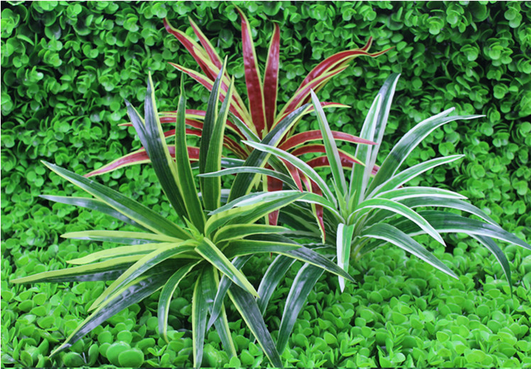 仿真假花绿植植物墙装饰花草叶子单支小吊兰白边吊兰草