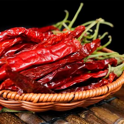 东北农村特产新下二荆条干辣椒一斤起包邮皱皮红辣椒干货线椒包邮