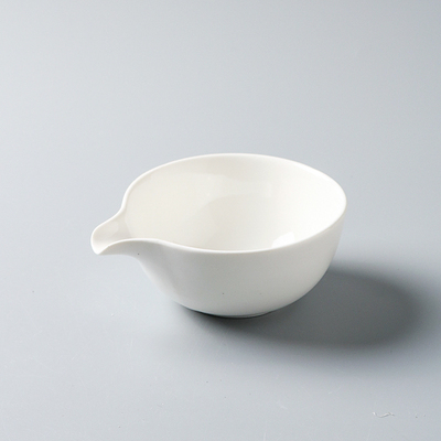 陶瓷油嘴碗调料调味碗蘸料碗纯白陶瓷饭店餐厅餐具酱醋汁斗碗小碗