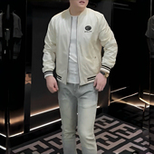 个性 男士 轻奢欧货潮流时尚 新款 棒球领休闲百搭帅气 夹克春秋季