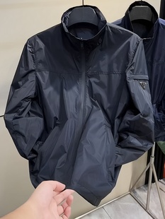 男士时尚休闲工装夹克外套2025秋季新款潮流百搭欧货高品简约