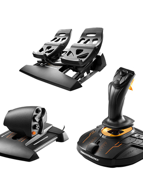 图马思特 T16000M霍尔磁感应双手飞行摇杆/DCS/战争雷霆游戏模拟