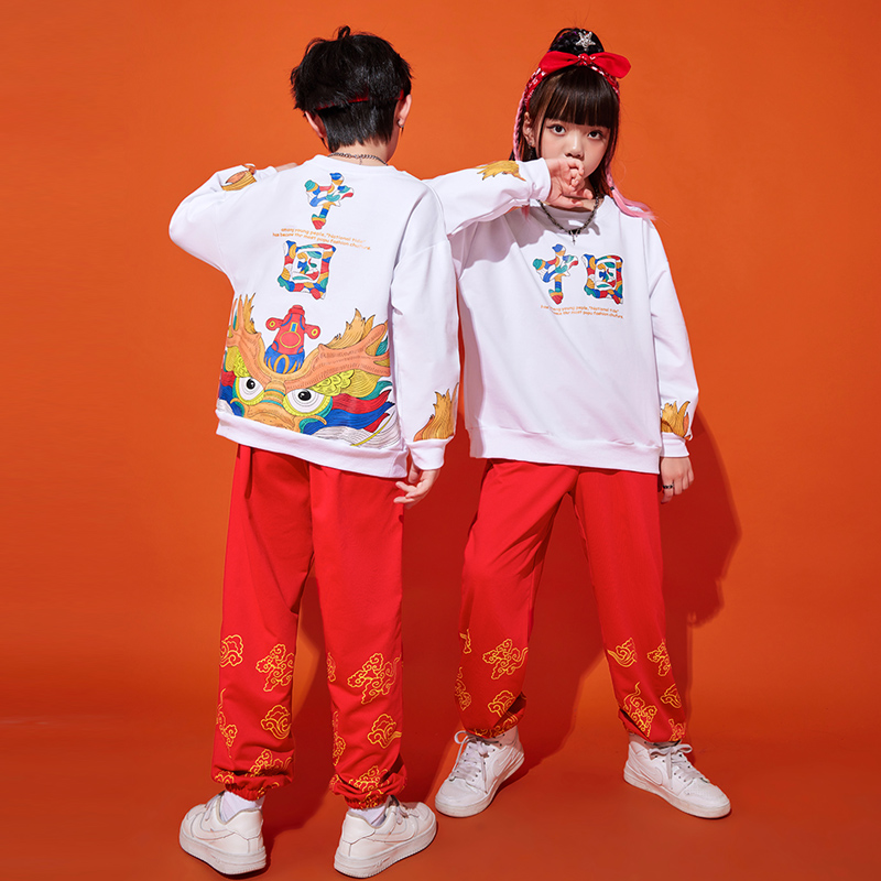 儿童啦啦操演出服秋季小学运动会