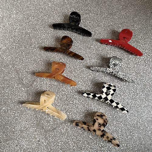 chicaddblack一字抓夹多色