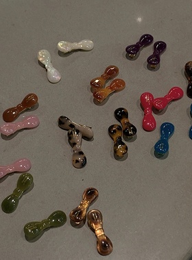 迷你蝴蝶结发夹边夹侧边高级感 france甜美刘海鸭嘴夹 两个包邮