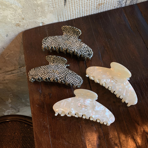 复古纹理抓夹大号独特漂亮