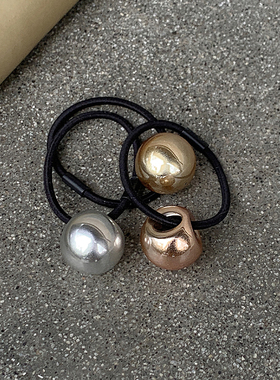 百搭日常款 黑色皮筋女扎头高弹力耐用 ins简约高马尾发绳头绳