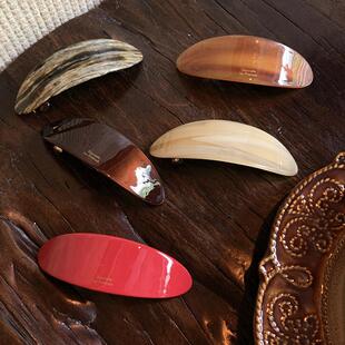 法式 高级感france半扎发弹簧夹ins发卡 醋酸夹子头饰发夹女后脑勺