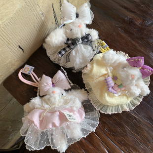 可爱垂耳兔 稀奇古怪的包包挂件女精致高级感小玩偶ins可爱挂饰