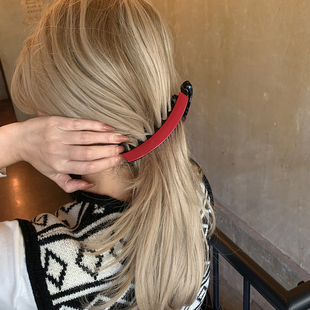 超好用的 复古气质马尾香蕉夹大号大发量法式盘发扭扭夹竖夹抓夹