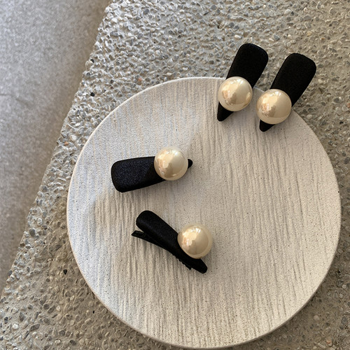 chicaddblack高品质珍珠发夹