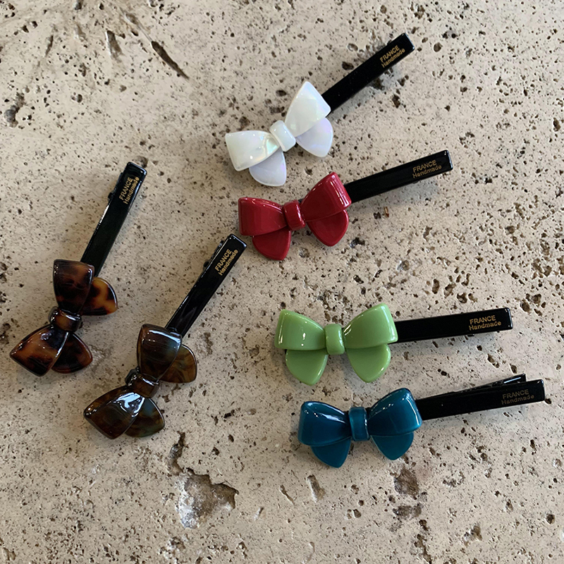 chicaddblack立体蝴蝶结发夹