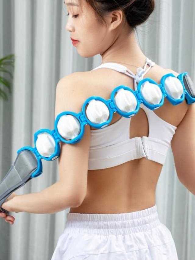 疏通经络工具颈椎器背家用开肩部礼物条肩膀推多功能神器后背滚动