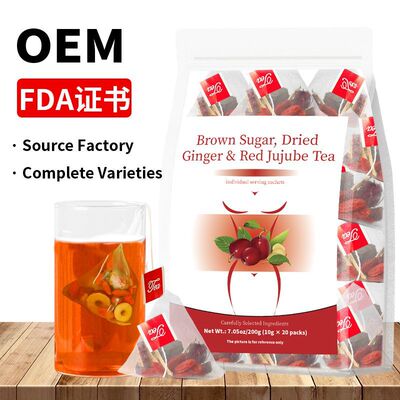 Brown Sugar Dried Ginger Red Jujube Tea 红糖姜枣茶非内销