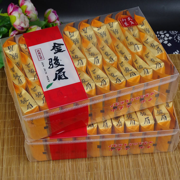 福建新茶铁大红袍金骏眉小种红茶pc盒装小包茶叶绿茶