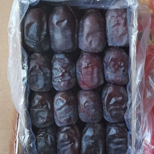 [整件]伊朗鲜椰枣伊朗盒装面包黑椰枣500g新疆/浙江包邮