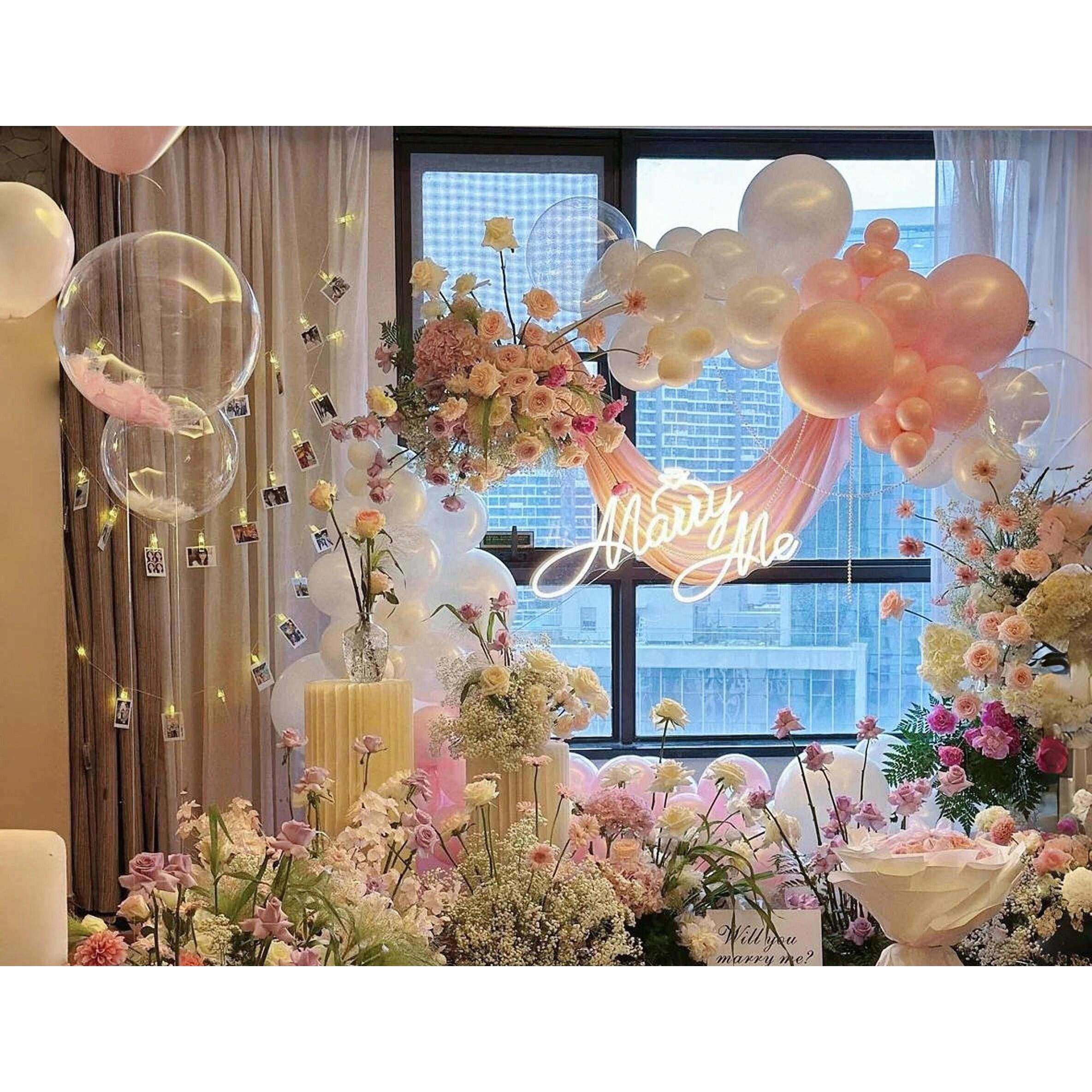 上海酒店求婚布置户外生日派对宝宝宴周岁订婚结婚策划婚礼布置