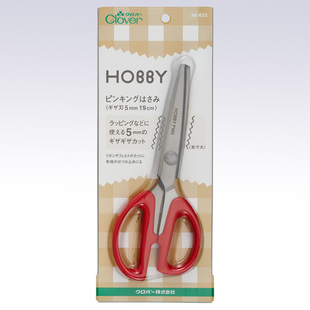特价日本CLOVER可乐工具36-632 花边剪刀锯齿剪 牙口剪 齿距5mmL2