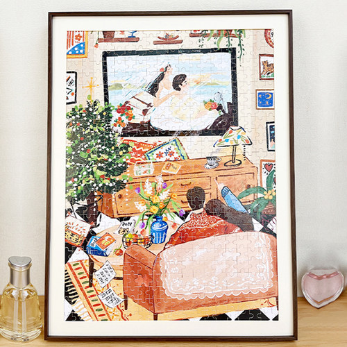 新款木纹贴皮铝合金窄边框