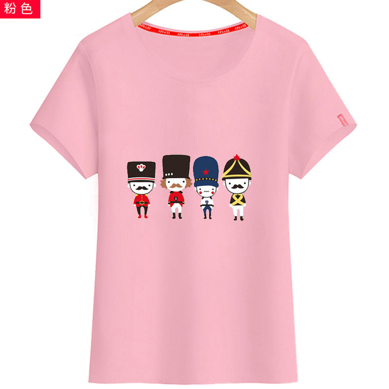 女土士卡通图案印花可爱T恤 韩范宽松体恤夏季修身显瘦T桖短袖t血在类目 女装/女士精品, T恤中 - 来自Buy2taobao.com提供专业的淘宝代购服务