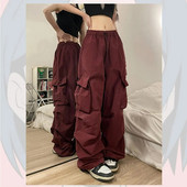 拖地长裤 美式 男女ins潮牌休闲百搭街舞裤 裤 高街宽松阔腿加绒工装