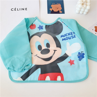 卡通风长袖全身防水男女可爱罩衣