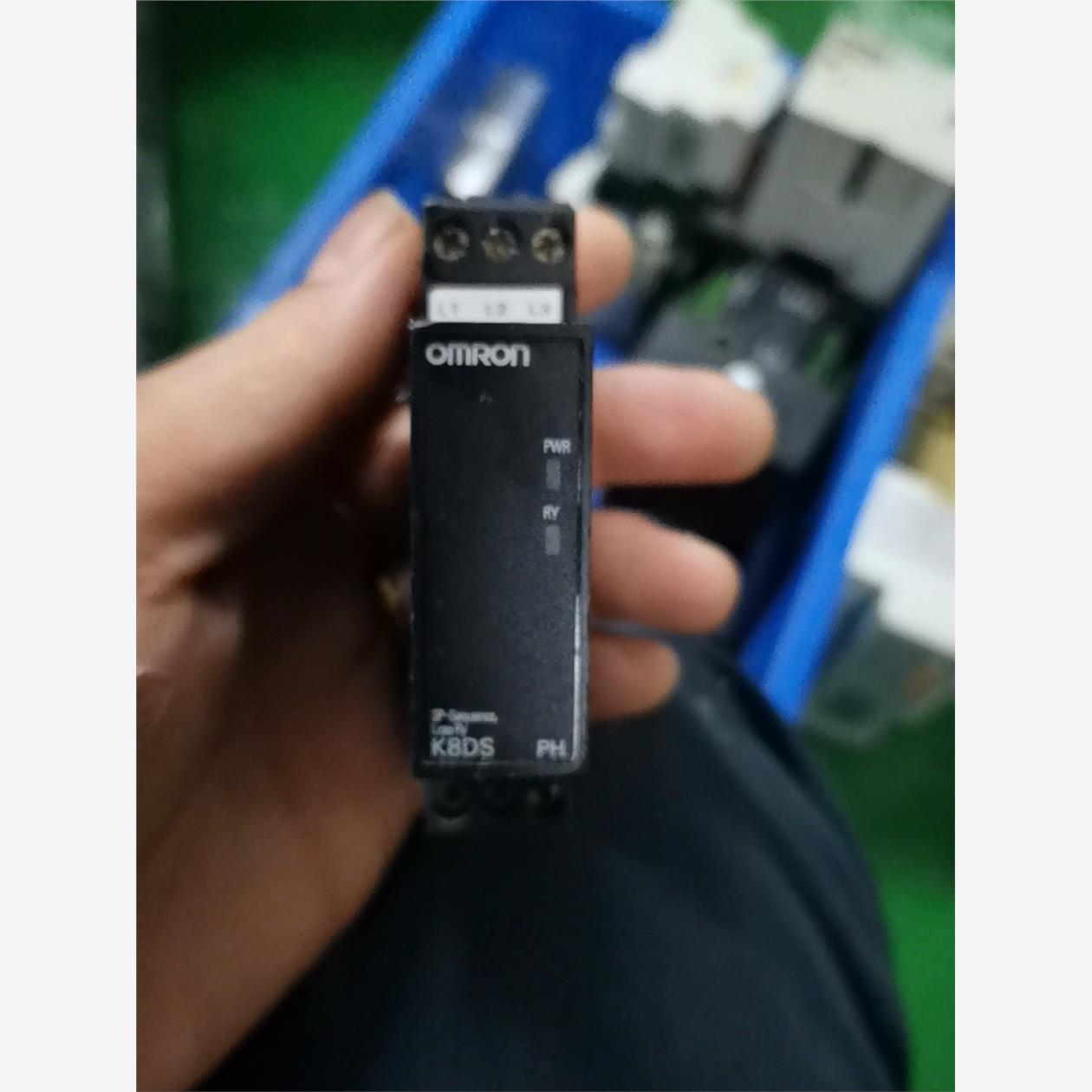 正品欧姆龙OMRON缺相电机保护器相序继电器K8DS-PH1议价