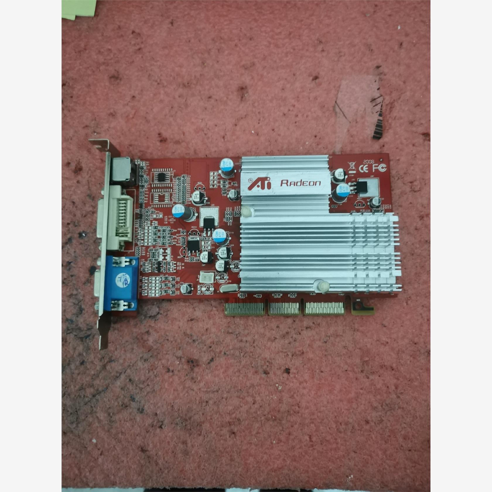 ATI7500/128M DDR拆机AGP老显卡，成色不错，