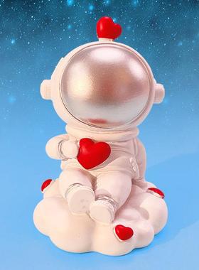 卡通梦想家宇航员卡通摆件男女创意潮流车载摆饰创意家居桌面装饰