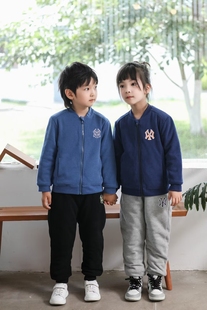 和利米奇冬款 棉衣 MS977男女童羊毛蚕丝保暖加厚拉链校服神器外套