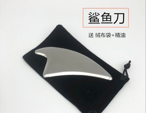 不锈钢304筋膜刀鲨鱼刀三角刀按摩棒刮腿部理疗康复松解刀