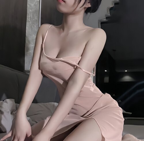 后妈露背开衩高级性感深V吊带超薄蕾丝透视长裙网纱诱惑纯欲睡裙